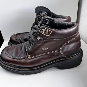 Vintage Dr. Martens Dark Brown Leather Ankle Boots size 7